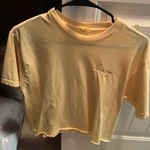 Yellow “Honey” Crop Top